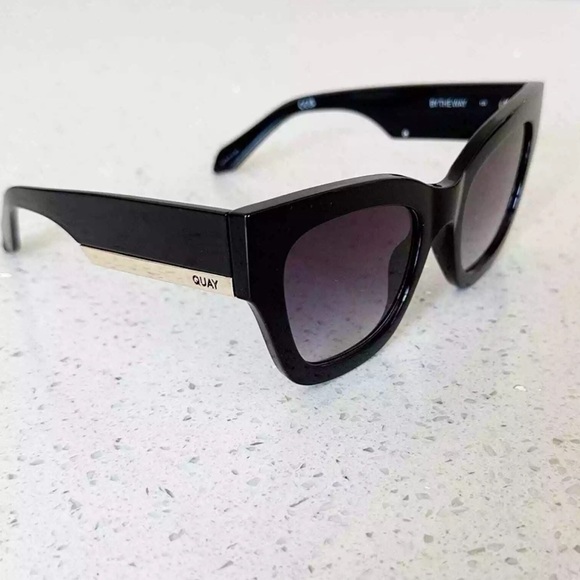 NWT Quay Australia By The Way Oversized Square Sunglasses Black - Picture 5 of 7